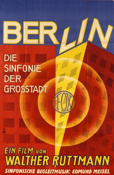 7. Berlin Symphony of a Metropolis film poster, 1927